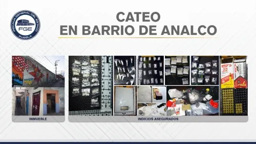 Fiscalía detuvo a 10 personas durante cateo en Analco
