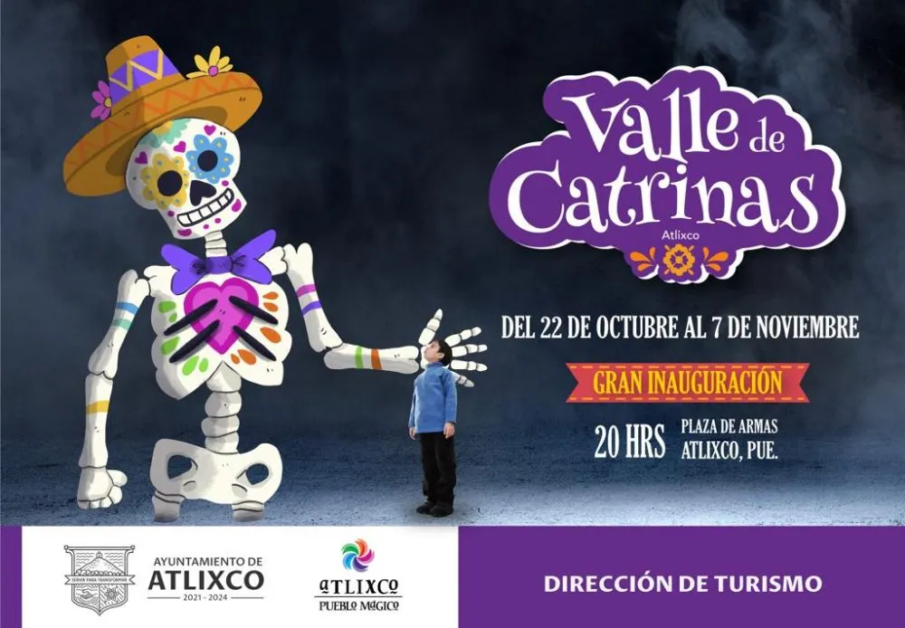 Ariadna Ayala lanza “Valle de Catrinas” para temporada de muertos en Atlixco