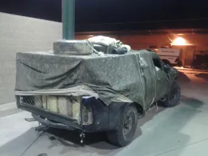Narco tunea camioneta para traficar droga