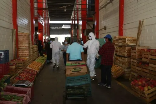 Verifican medidas preventivas ante COVID-19 en la Central de Abasto