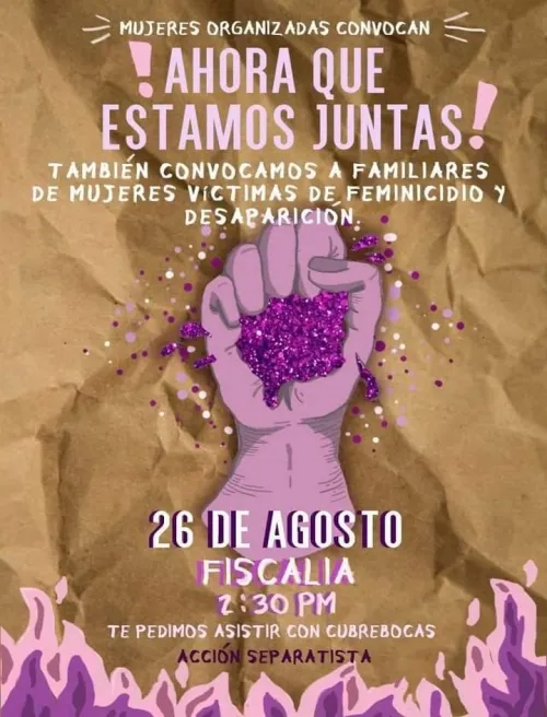 Colectivos feministas convocan a la manifestación ¡Ahora que estamos juntas!