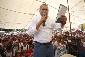 En Tepeaca, pide Beltrones a poblanos voto de castigo para el PAN
