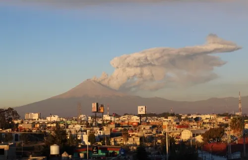 Actividad del Popocatépetl no modifica semáforo de alerta volcánica