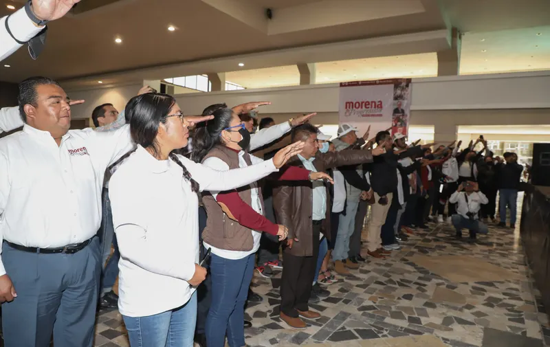 Toma de protesta, movimiento Morena progresista