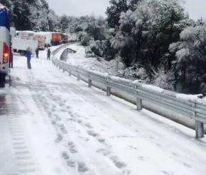 Capufe reporta Nevada en Río Frío