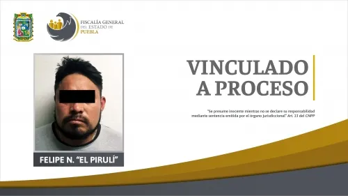 Felipe N. alias “El Pirulí” permanecerá en prisión preventiva