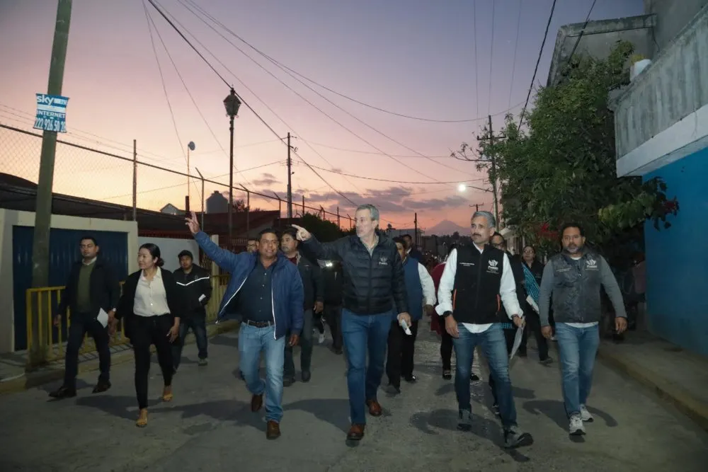 Modernización de luminarias en Santa María Guadalupe Tecola