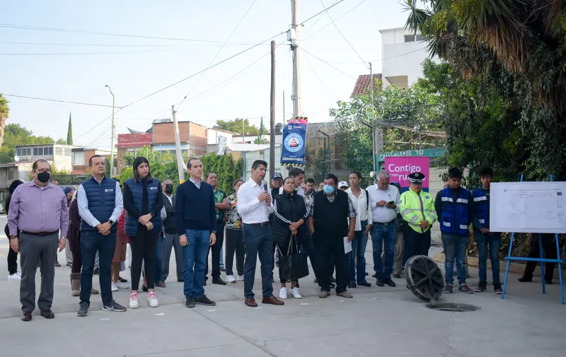 Ayuntamiento de Puebla entrega ampliación de red pluvial
