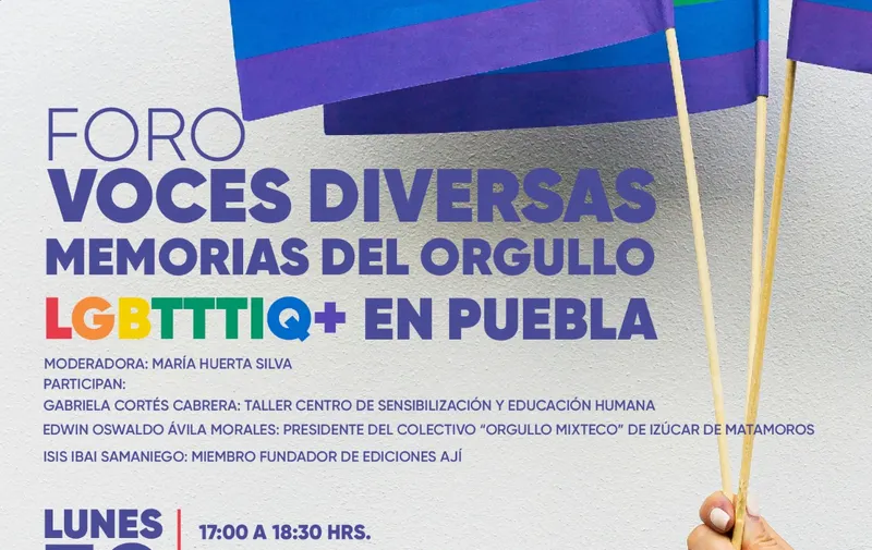 Secretaría de Arte y Cultura conmemora Día del Orgullo con foro, cine y exposiciones