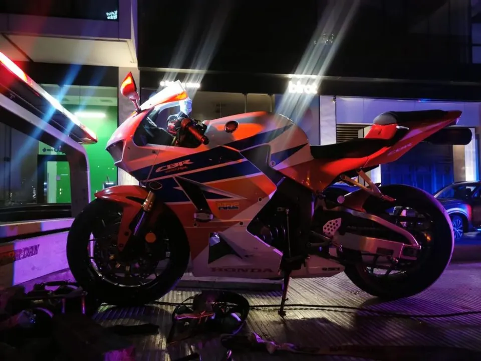 Moto decomisada