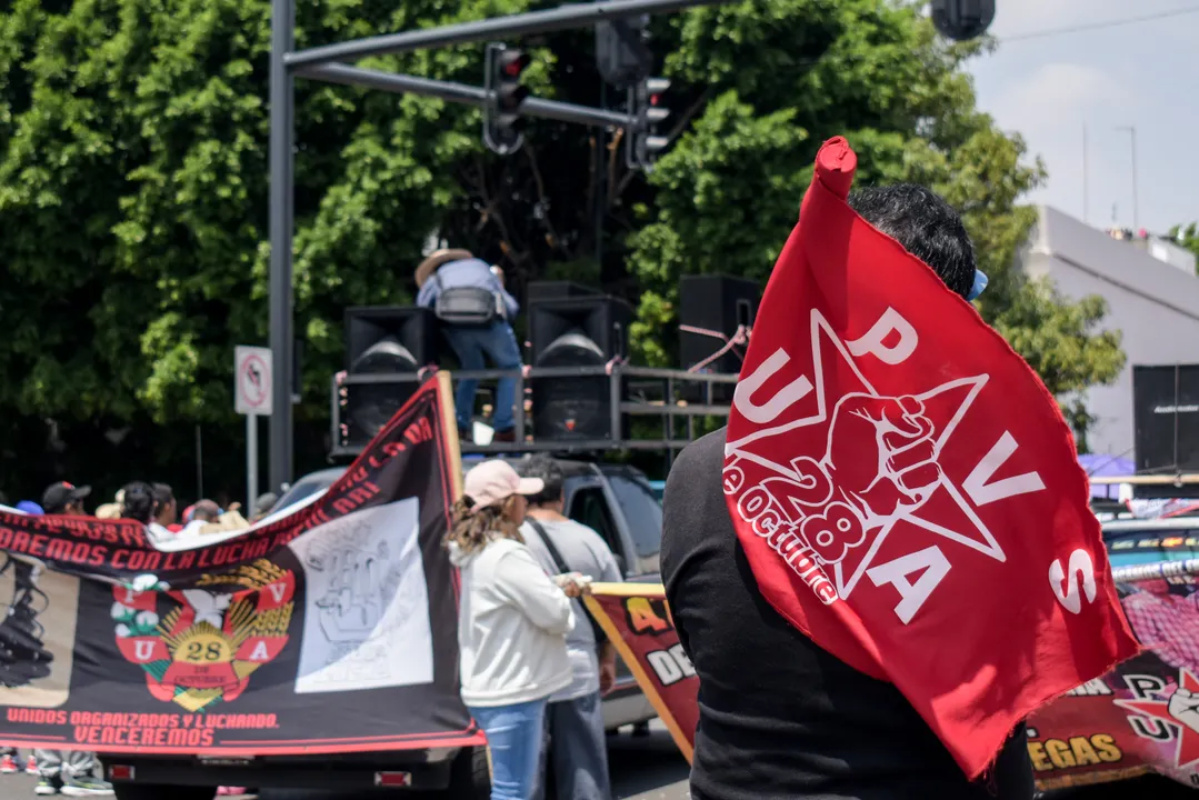 Integrantes de la UPVA ‘28 de octubre’ exigen un alto al hostigamiento contra ambulantes