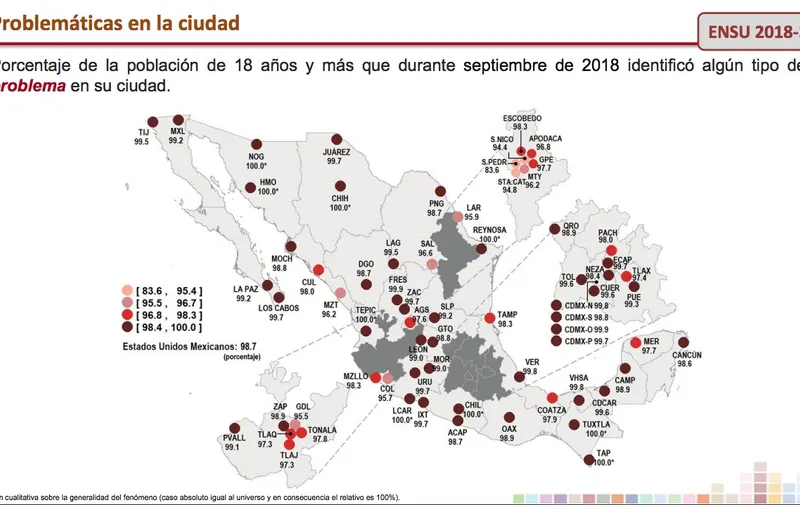 La ENSU se levantÃ³ en 20 mil 400 viviendas del paÃ­s. Foto: Captura de Pantalla.