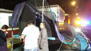 Policía en Neza atropella a niños que jugaban en la calle