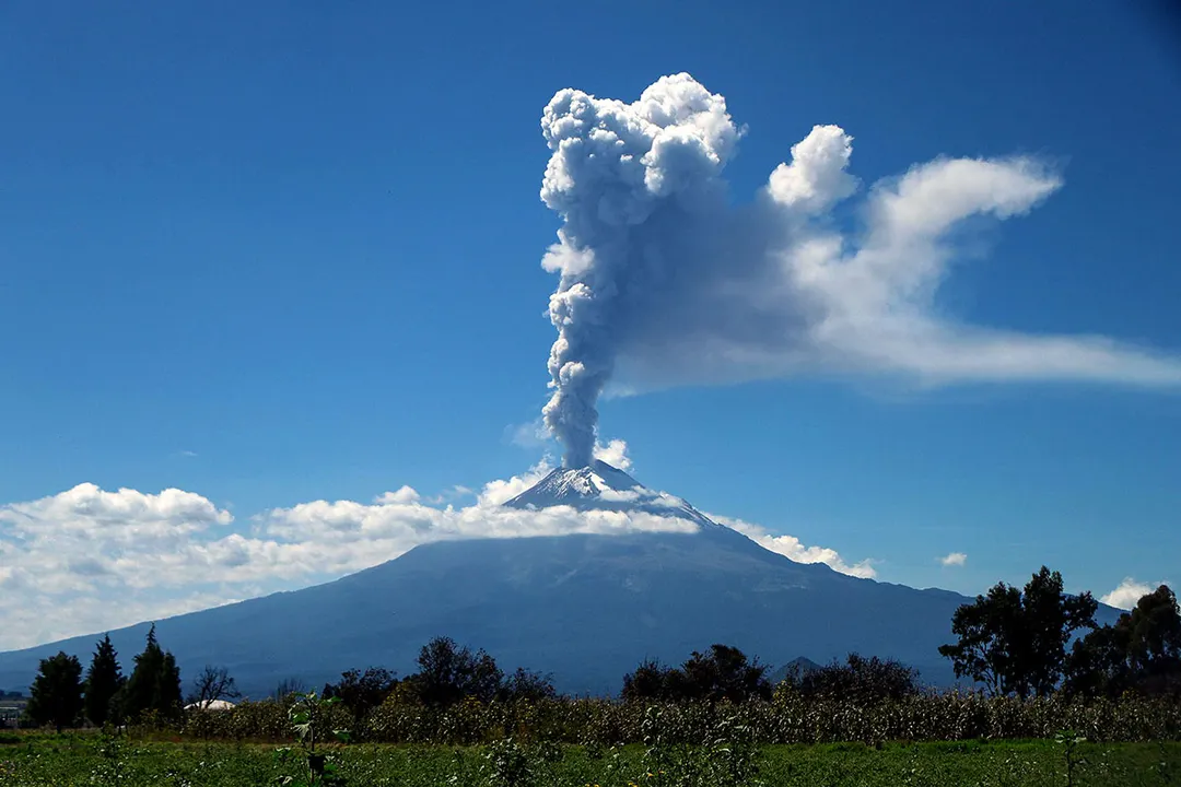 Volcan Popocatepetl Fumarola
