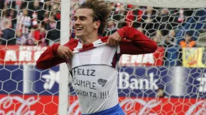 La ira monumental de Griezmann tras ser multado por felicitar a su esposa