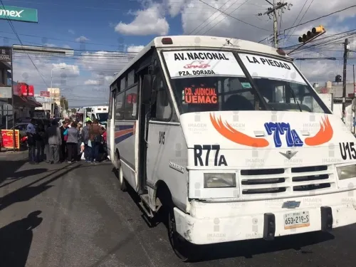 Liberan a microbusero que atropelló a su suegra