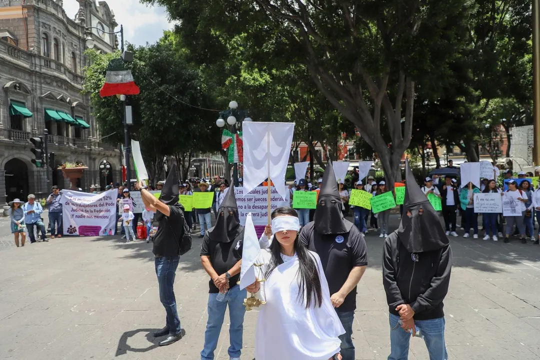 Protesta Contra Reforma Judicial Pue