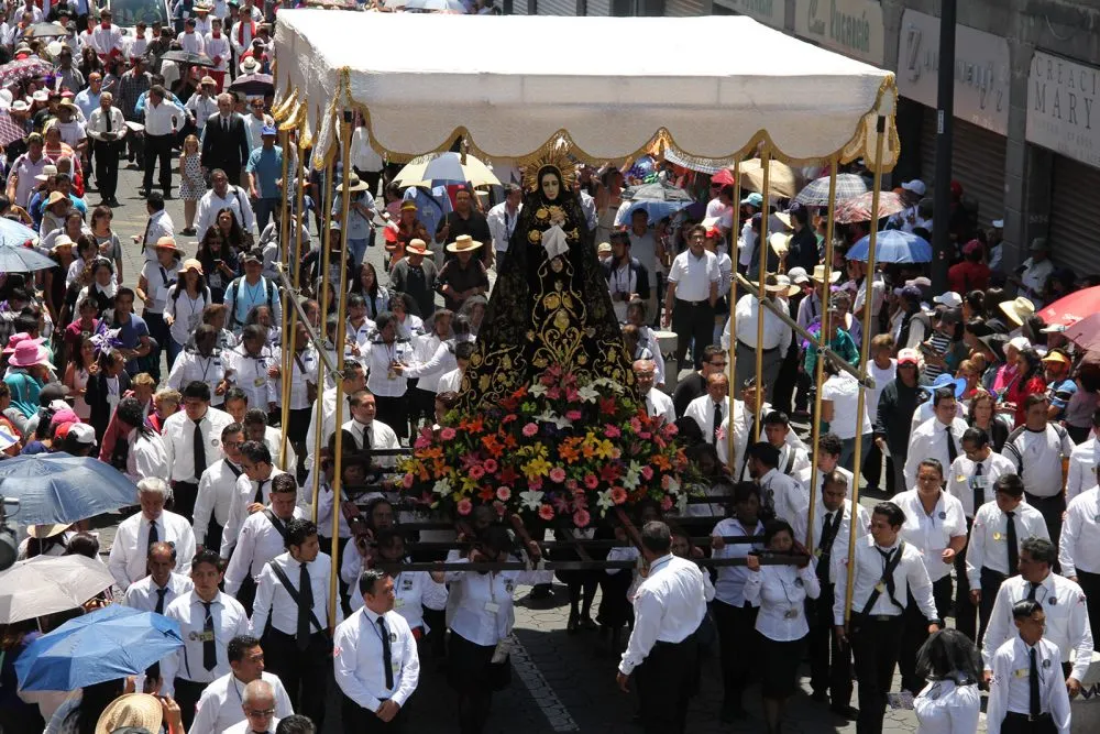 Puebla vivió de manera virtual su XXX Procesión de Viernes Santo