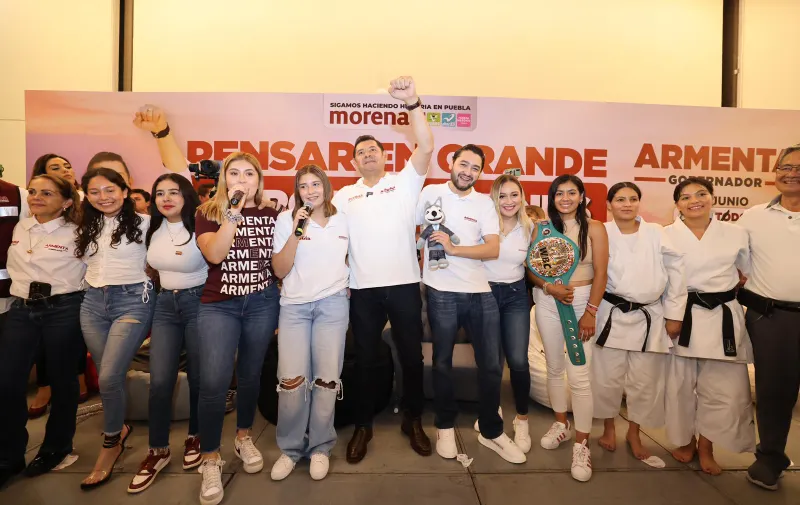 Armenta reforzará el acceso a la educación para las y los jóvenes de Puebla