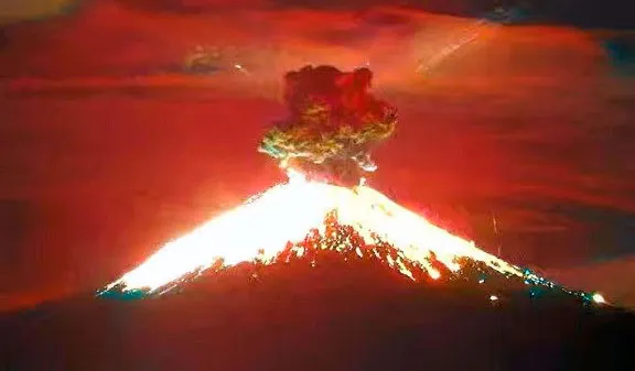 Volcan Popocatepetl 051623