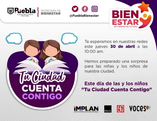 Acercarán poemas y cuentos a la niñez poblana