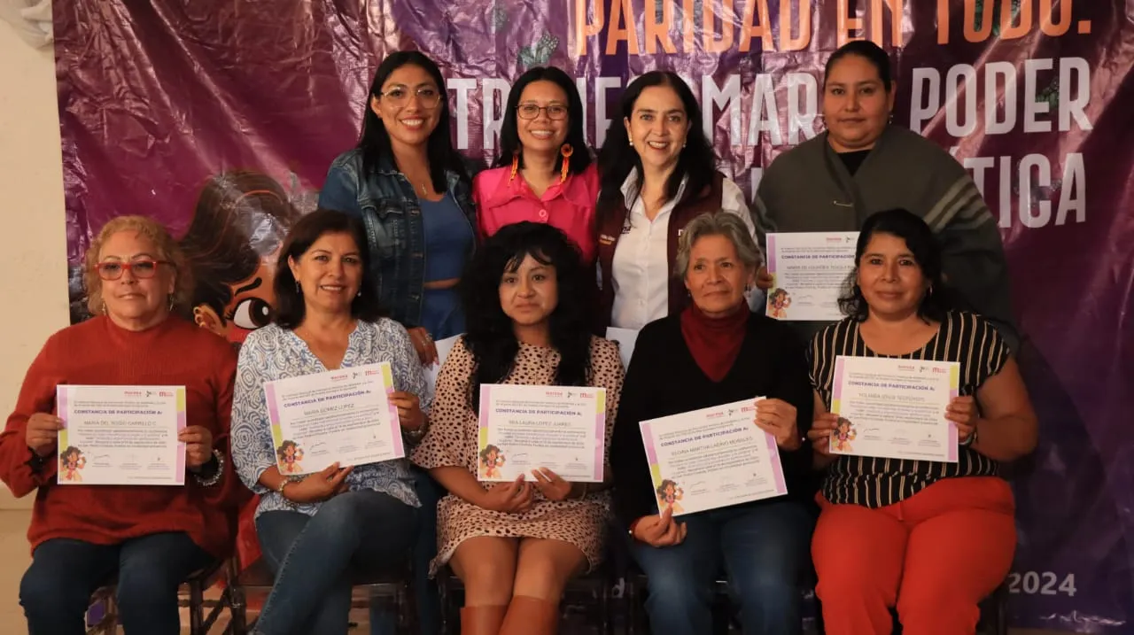 Morena impulsa el liderazgo político de las mujeres