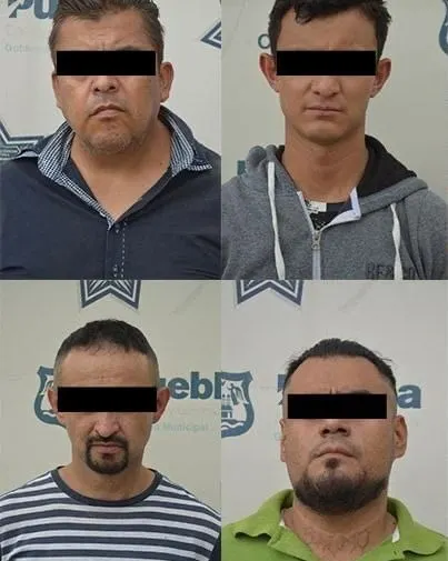 Policía Municipal de Puebla detiene a cuatro integrantes de “Los Medusos”