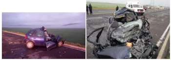 Tres muertos, dejó como saldo un terrible choque frontal en la carretera Teziutlán-Virreyes