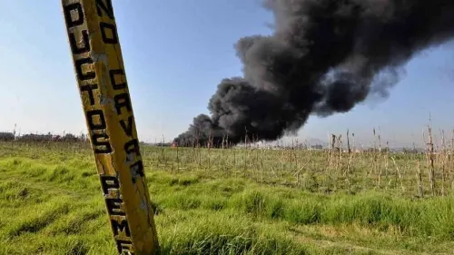 Reportan explosión en ducto de Pemex en Chiapas por toma clandestina