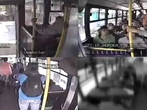 Captan otro asalto a transporte público en la México-Puebla