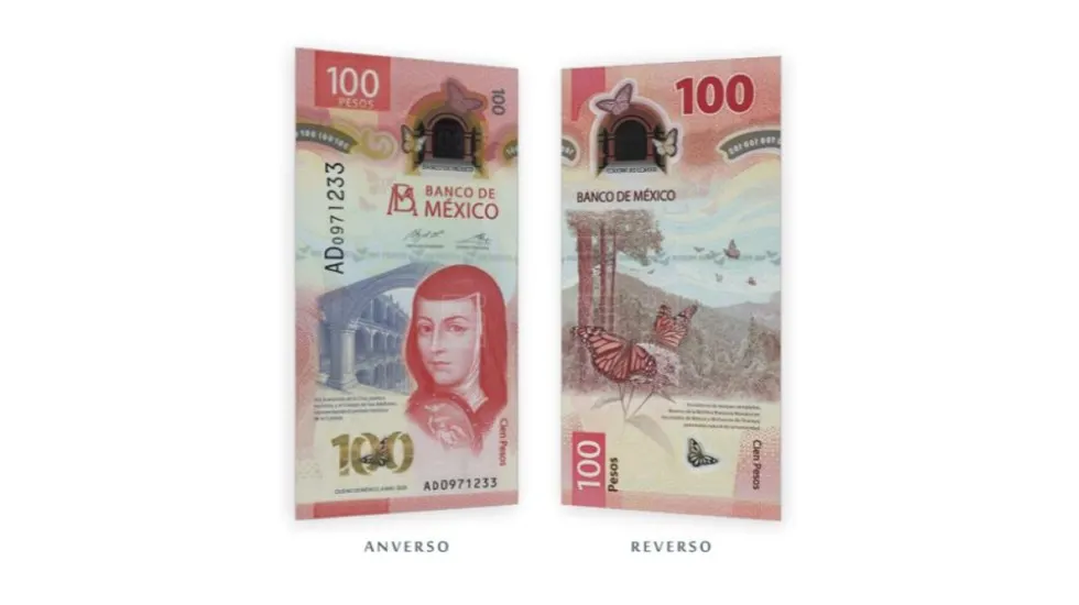 Reconocen al nuevo billete de 100 pesos como el mejor del 2020