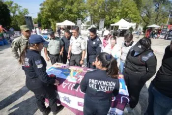 Realiza SSC Puebla Rally “Vive sin Drogas” con vecinos de la colonia La Paz