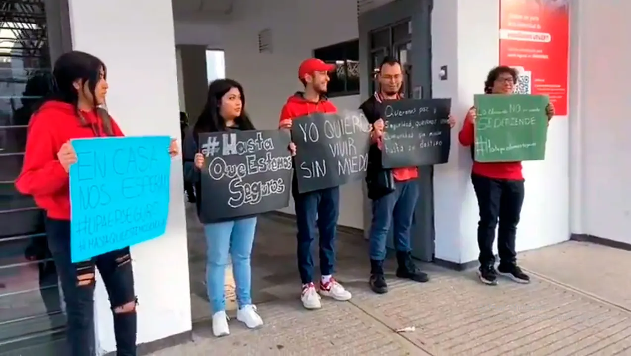 Upaep Manif Inseguridad