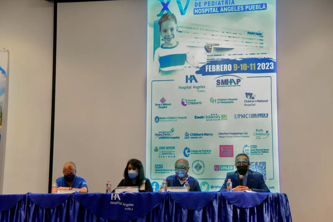 Hospital Ángeles Puebla presenta el XV curso internacional de pediatría