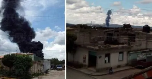 Explota una bodega de Huachicol en Acajete