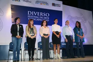 Dinorah López de Gali inaugura Festival de Arte y Discapacidad