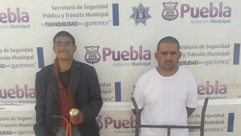 Policía Municipal aseguró a sujetos por robo a casa habitación