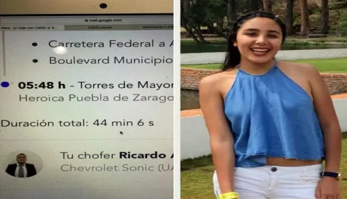 Aseguran a chofer de Cabify por desaparición de alumna UPAEP