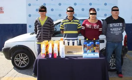 Desarticula SSPTM a banda presuntamente dedicada al robo a negocio; hay cuatro detenidos