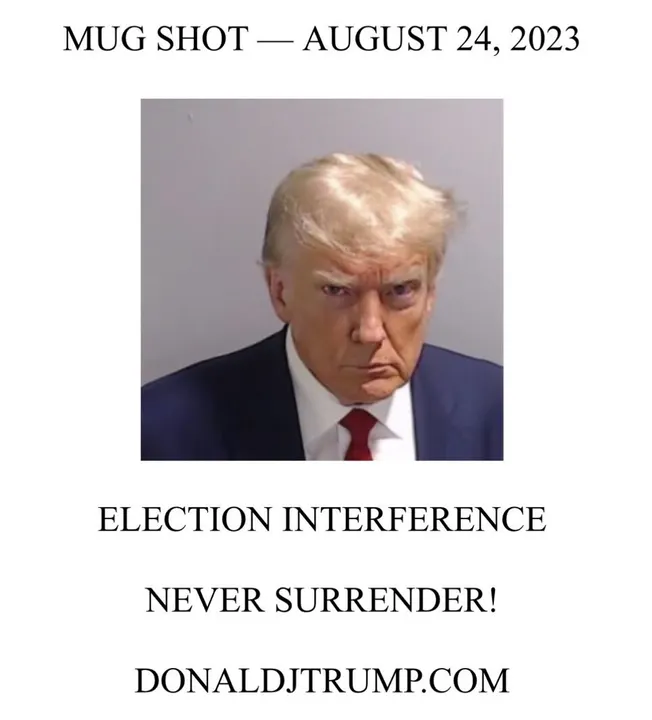 Donald Trump se entrega en la cárcel del condado de Fulton