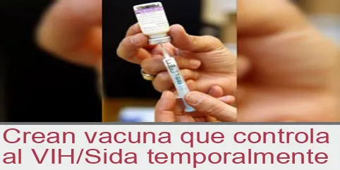 Crean vacuna que controla al VIH/Sida temporalmente