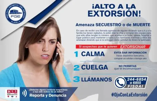 FGE rescató a dos víctimas de extorsión en casos distintos