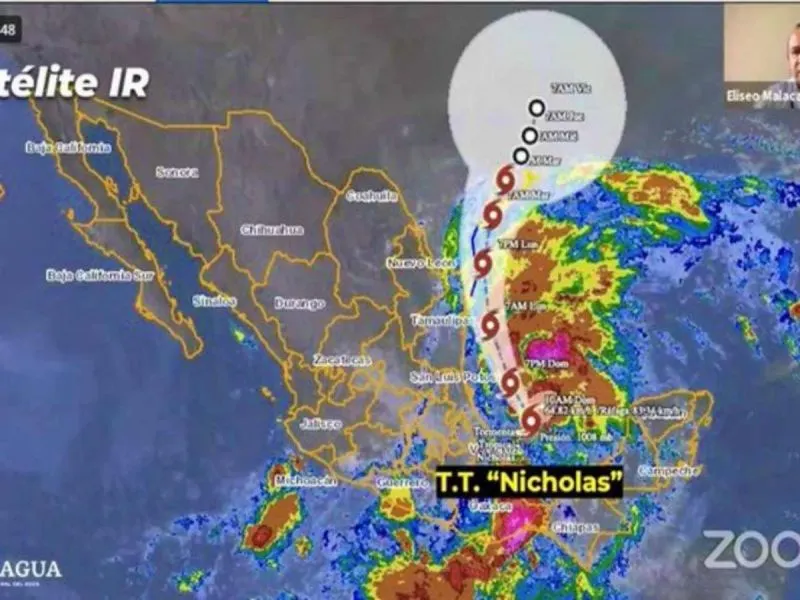 Llama SEGOB a tomar previsiones por entrada de Tormenta Tropical “Nicholas”