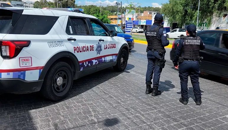 Patrulla Policia Municipal Pue Policias