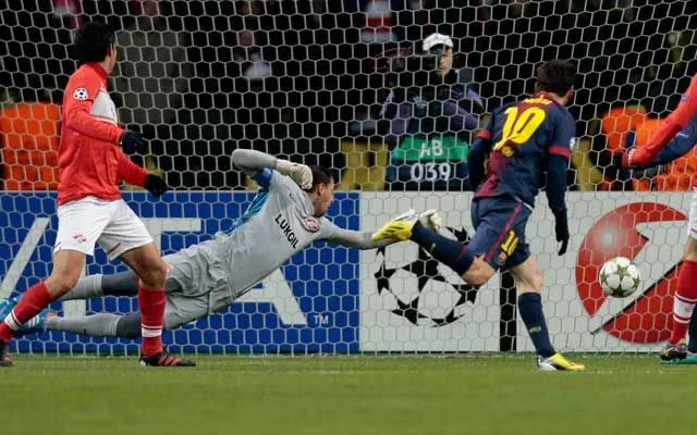Messi derrota al frío y colabora en goleada del Barcelona
