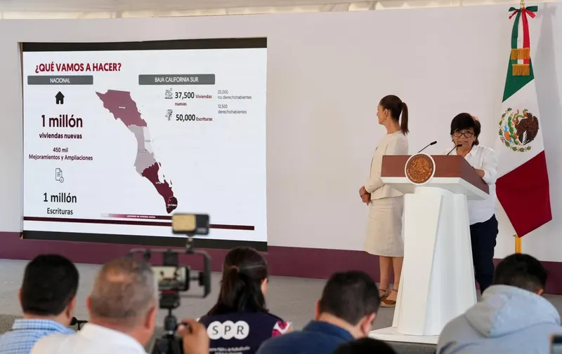 Claudia Sheinbaum inicia formalmente el programa de Vivienda para el Bienestar en Baja California Sur