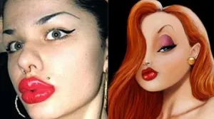 Se realiza 100 cirugías para parecerse a Jessica Rabbit
