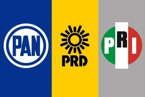 PAN, PRI y PRD dos alianzas, una de verdad y otra de mentiras