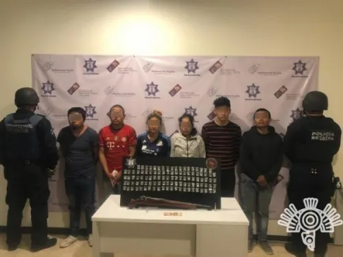 En Altepexi, Policía Estatal detiene a la banda de “Los Pollos”