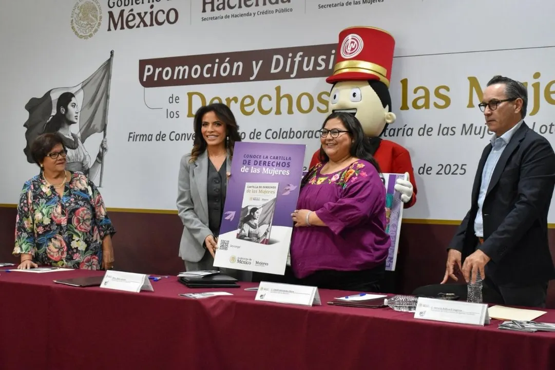 Loteria Nacional Convenio Secretaria Mujeres